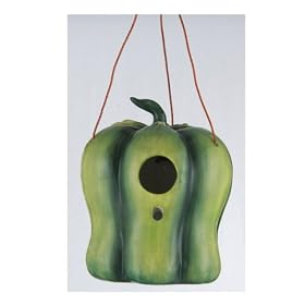 Green Bell Pepper Bird House from Animal Houses