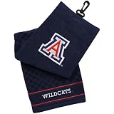 Arizona Wildcats Navy Blue Embroidered Team Logo Tri-Fold Towel