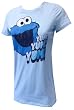 Sesame Street Cookie Monster YUM YUM YUM Tee Shirt for women