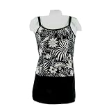 It Figures! Hip Hider Collection 2-piece Gypsy Paisley Skirtini Swimsuit