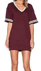 Tank Sweater Summer Striped Print  Shirt  Dress