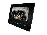 Q-Media - 18760 - Cadre Photo Num&eacute;rique - Lecteur Carte / Porte mini USB - 800 x 480 - 7" - Noir
