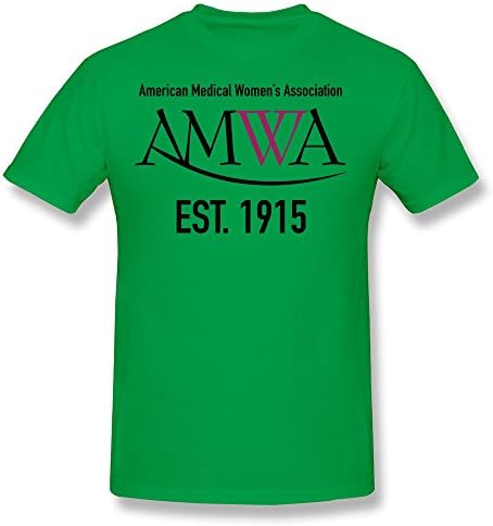 FJSC Men's American Medical Womenâ€TMs Association AMWA Established 1915 T-Shirt ForestGreen X-Small