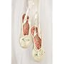 KAMARA Flower Girl Ballet Slippers Ivory BALLET Dance Girls Shoes 4-2