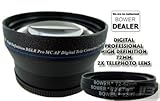 Bower Hi-Def 2x Telephoto Conversion Lens 72mm for Digital/Film Cameras in  ....