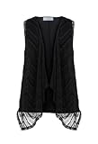 Avenue Plus Size Sleeveless Crochet Vest