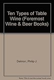 Ten types of table wine