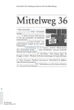 Produkt-Bild: Einsamkeit und Freundschaft im Kommunikationszeitalter. Mittelweg 36, Zeitschrift des Hamburger Instituts f&uuml;r Sozialforschung, Heft 1/2011