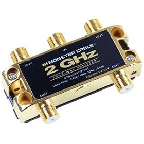 2 Gigahertz Low-loss Rf Splitters for Tv and Satellite Mkii by Monster
