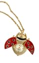 Kenneth Jay Lane Women's Red Lady Bug Pendant Necklace #KJ1209-RD