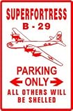 B-29 SUPERFORTRESS PARKING atomic bomb sign