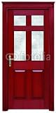 Wallmonkeys Peel and Stick Wall Decals - Wooden Door - 72"H x 36"W Removable Graphic