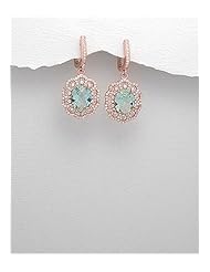CZ Earrings In 92.5 Sterling Silver