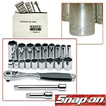 Bahco by Snap On 804921 21 pc 3/8 Drive Socket Set, w/Bag