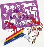 Horse Stencils & Pens Set