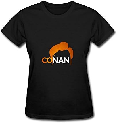 Women's Conan O'Brien T Shirts Short Black L