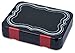 Quick Gourmet Leak Proof Lunch Box with 3 Compartments / Bento Box for Kids and Adults / Perfect Portion Control / Eco Friendly / Stackable with BONUS Black Chalkboard Lid and Chalk Pen