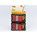 Post-it Flags Value Pack, Red, 1-Inch Wide, 50/Dispenser, 12-Dispensers/Pack