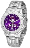 Northwestern State Demons NSU NCAA Mens Steel Anochrome Watch