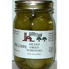Dilled Green Tomatoes