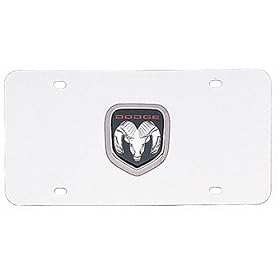 Pilot Automotive Accessory LP-031B Dodge Chrome 3D Plate