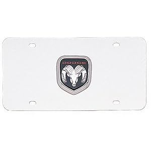 Pilot-Automotive-Accessory-LP-031B-Dodge-Chrome-3D-Plate