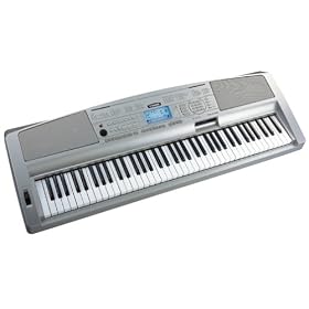 Yamaha DGX-300AD 76-Note Touch-Sensitive Portable Electronic Keyboard with AC Adapter