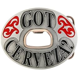 Got Cerveza Bottle Opener Belt Buckle