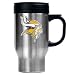 Minnesota Vikings NFL 16oz Stainless Steel Travel Mug - Primary Logo