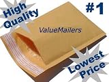 100 #1 7.25x12 KRAFT BUBBLE MAILERS PADDED ENVELOPES #1