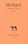 Lettres � Lucilius, tome 1 : Lettres...