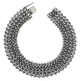 Necklace, 'Silver Dance'