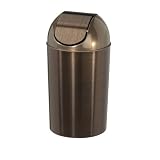 Kitchen & Housewares : Umbra 086716-125 Grand Eco-Friendly 9-3/4-Gallon Waste Can, Bronze