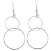 Sterling Silver Double Hoop Earrings