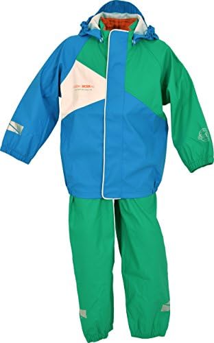 Waterproof Two-Piece Green &amp; Blue Set by Abeko of Sweden (80cm (2-3 years))