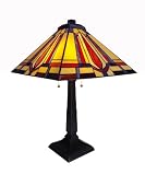 Tiffany-style Mission Table Lamp 16" Shade