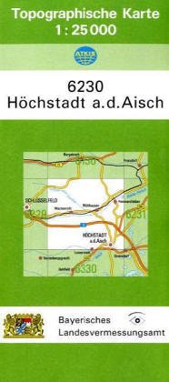 Topographische Karten Bayern, Bl.6230 : Höchstadt a. d. Aisch