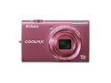 Nikon Coolpix S6200 Digital Camera - Pink (16MP, 10x Optical Zoom) 2.7 inch LCD