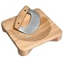 J.K. Adams HB-1010 Maple Herb Bowl with Mezzaluna Chopper