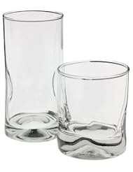Crisa Impressions 16 piece beverage set, item 1786426, clear by 