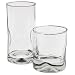 Crisa Impressions 16 piece beverage set, item 1786426, clear