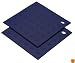 MIU Silicone Pot Holders, Set of Two, Blue