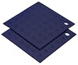 MIU Silicone Pot Holders, Set of Two, Blue