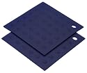 MIU Silicone Pot Holders, Set of Two, Blue