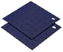 MIU France Set of 2 Silicone Pot Holders, Blue