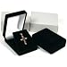 2 Necklace Pendant Gift Boxes Jewelry Displays Black