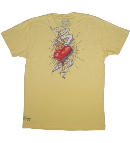 Truth Soul Armor Sacred Heart T-shirt - In Black or Yellow