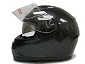 Dual Visor Carbon Fiber Full Face Motorcycle Street Sport Bike Helmet DOT (XLarge)
