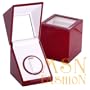 Single Automatic Watch Winder Cherry Glossy Finish Oak Wood w/ Wall Timer for Automatic Self Winding Watch.
