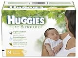 Huggies Pure & Natural Baby Diapers - Newborn (72 Count)